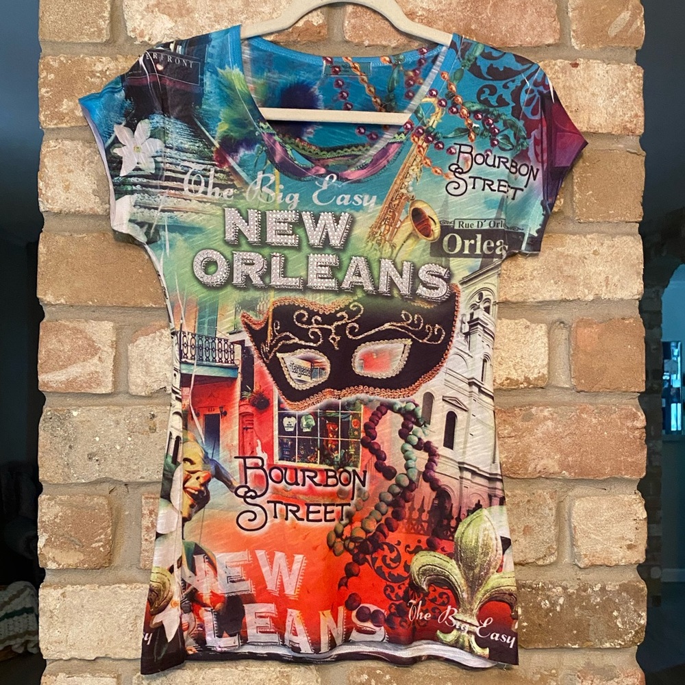 New Orleans Rhinestone Top